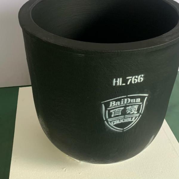 Round Sic Crucible High Oxidation Resistance Large Crucible For Melting Aluminum