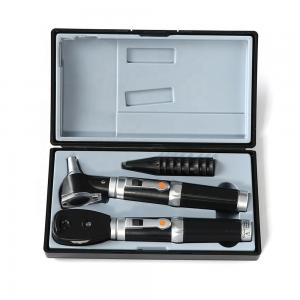 China Medical Rechargeable Tongue Depressor Set Steel Diagnostic Otoscope Ent on sale