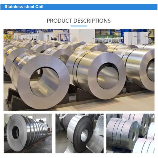 ISO SS316 SS410 BA Finish Stainless Steel Coil 3mm Heat Resistant