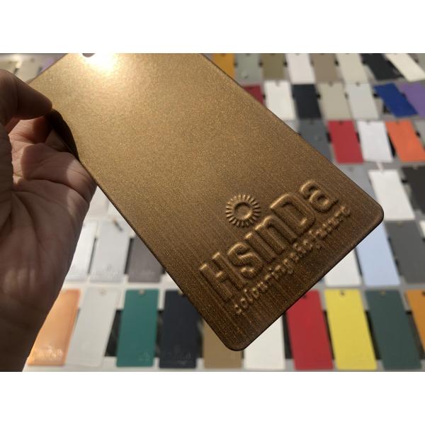 Metallic Champagne Gold Powder Coat Spray Paint for Motorcycle Alloy Wheel