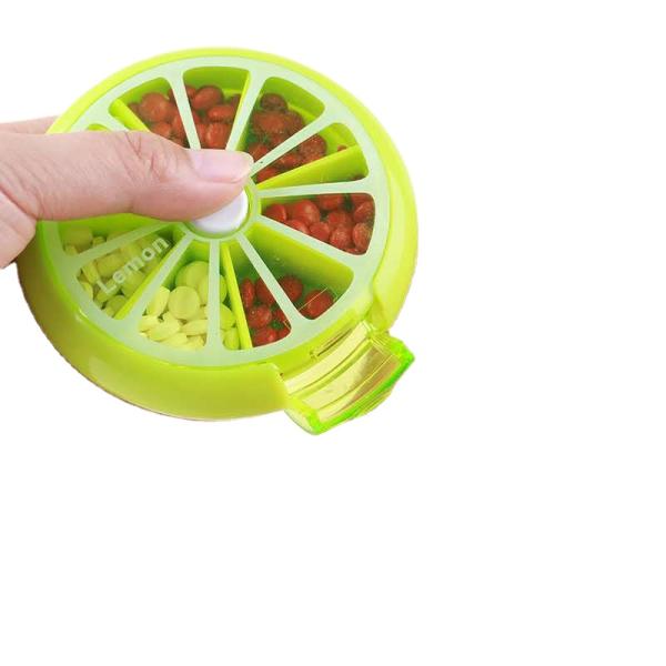 Detachable pill box Food Grade Promotion Gift weekly 14 case medicine box Plastic Pill Organizer Box 7 days