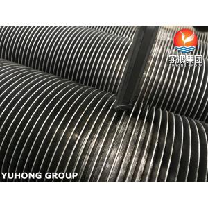 A213 T9 High Frequency Welding Solid Finned Tube ASTM With AS Fins For Heat