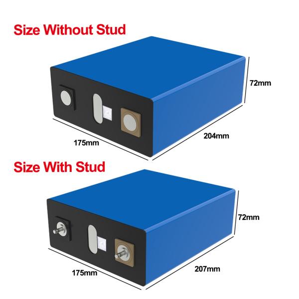 3.2V 300Ah Lifepo4 Battery Cell Deep Cycle Prismatic Lithium Iron Battery