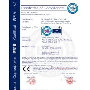 NANJING D.L.T SLING CO.,LTD Certifications