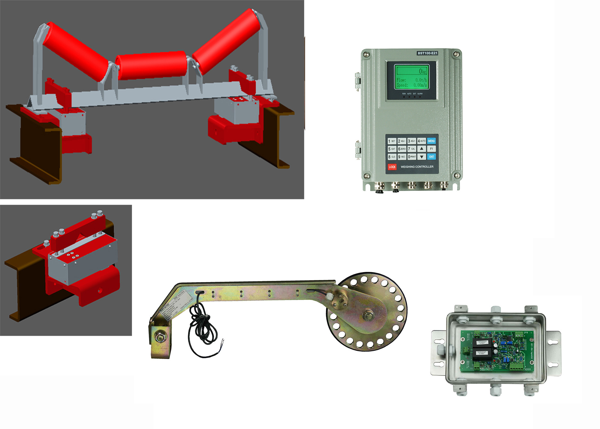 Quality Easy Installation Belt Scale System With Di Do And Ao For Stone Mining for sale