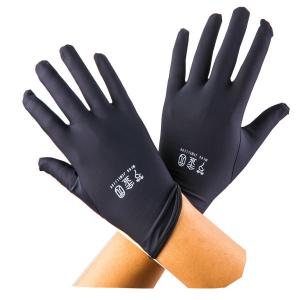 Quality Wear Resistant Black Jewelry Gloves , Reusable Microfiber Hand Gloves For Store for sale