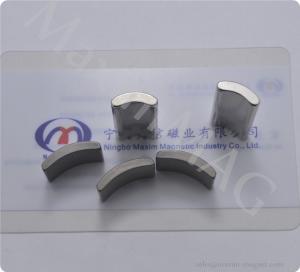 China Arc magnets of neodymium motor magnets for electric motors on sale