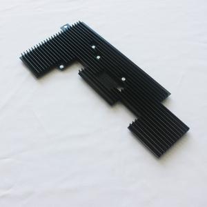 Quality Black Anodized Large Aluminum Profile Heat Sink Black ODM Practical for sale