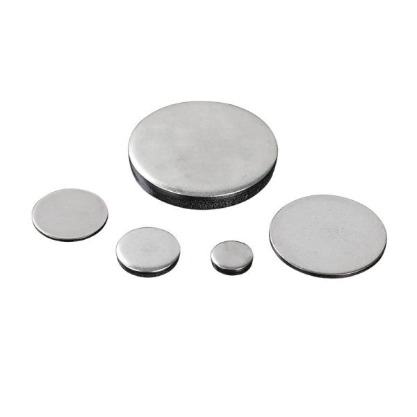 ISO9001 Metal Stamping Parts Stainless Steel Round Plate Wearproof