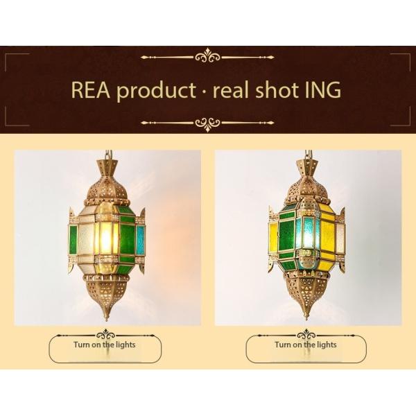 Handmade LED Antique Copper Desk Lamp Retro Copper Table Lamp With Switch Control Indoor Home