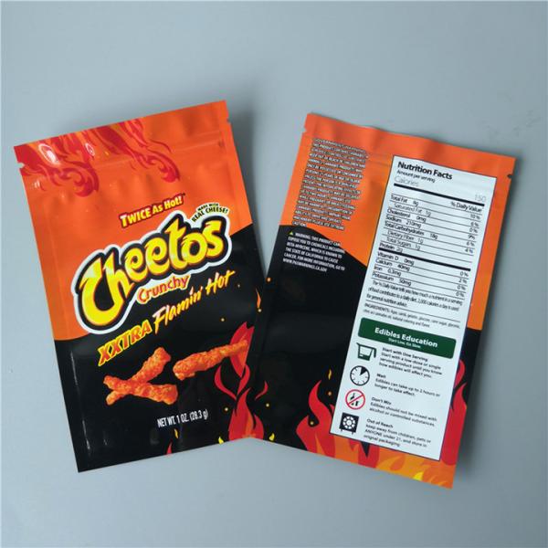 3 Side Seal Mylar Aluminum Foil Bags 3.5g Heat Sealable Pouches