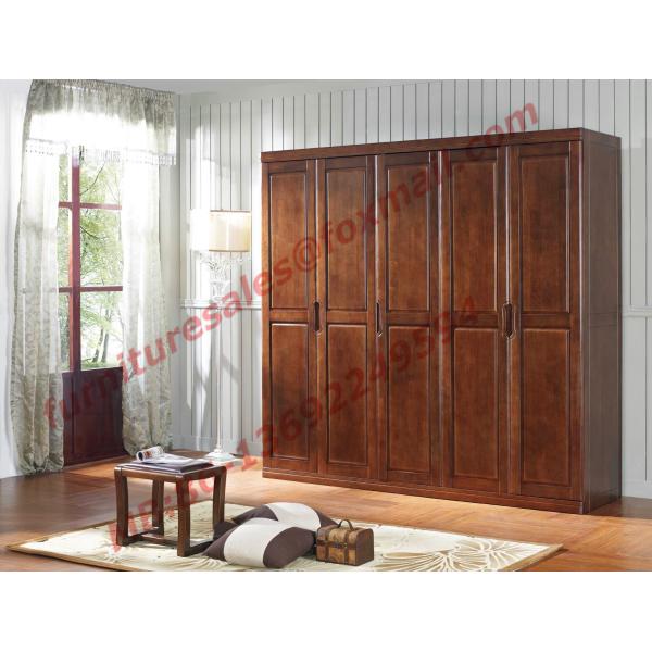 Buy Open Doors Wardrobe in Solid Wood Bedroom Furniture Sets at wholesale prices