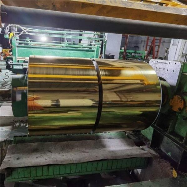 1mm Gold Cold Rolled Steel Sheet Length 1000 - 6000mm