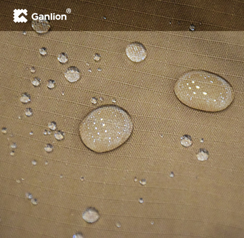 215GSM Anti UV WR OR Khaki Security Uniform Fabric Anti Pilling