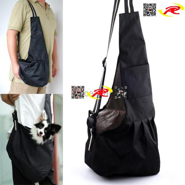 Buy Pet Dog Cat Carrier Single-shoulder Strip Sling Stroller Bag Tote Oxford pet bag luggage at wholesale prices