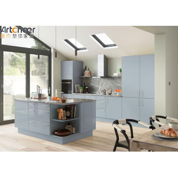 E0 Grade Plywood Storage Cabinets for Modern Style White Kitchen Cabinet Organization