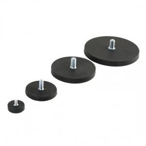 Quality OEM Rubber Coated Neodymium Magnets NdFeB Non Slip Customized Size for sale