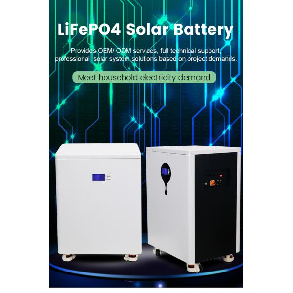 OEM / ODM 12kwh 48V Solar Battery 200ah 250ah Lifepo4 Lithium Iron Battery Pack