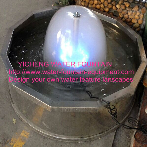 Portable Garden Decoration Dancing Water Fountain Stainless Steel Piping