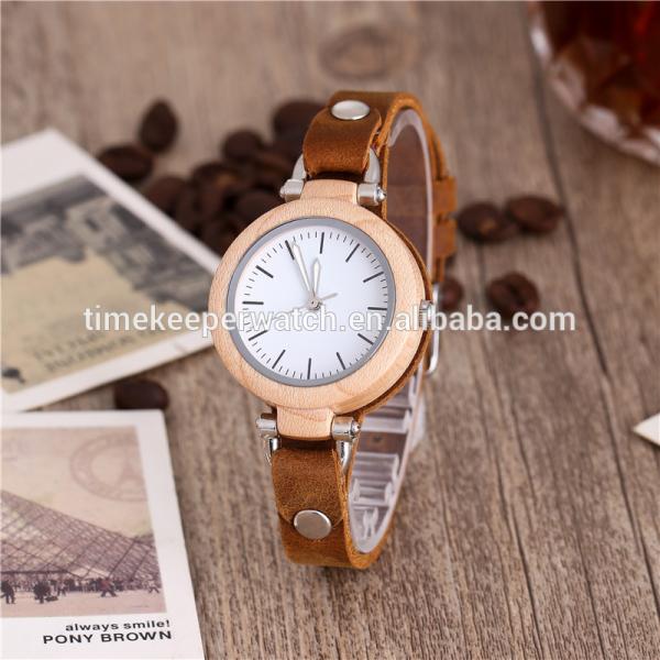 Fashion design 32mm ladies watch Leather strap Sunshine dial best gift watch for ladies