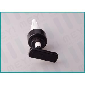 Smooth Black Lotion Pump Dispenser , Plastic Soap Dispenser Pump Replacement