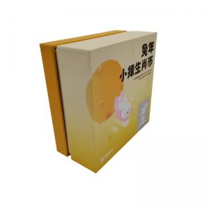 Quality Yellow Custom Rigid Boxes Packaging Environmental Friendly For Wireless Headphones for sale
