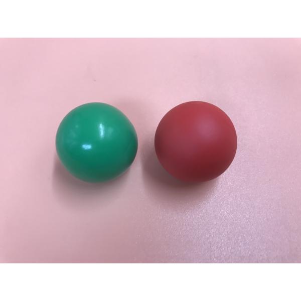 Injection molded Solid bouncy Plastic TPR， PVC Ball for Baby Toys Accessories