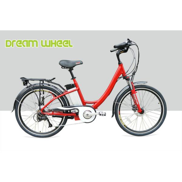 Gear Motor Electric Urban Bike 48V 500W With Tektro Hydraulic Disc Brake