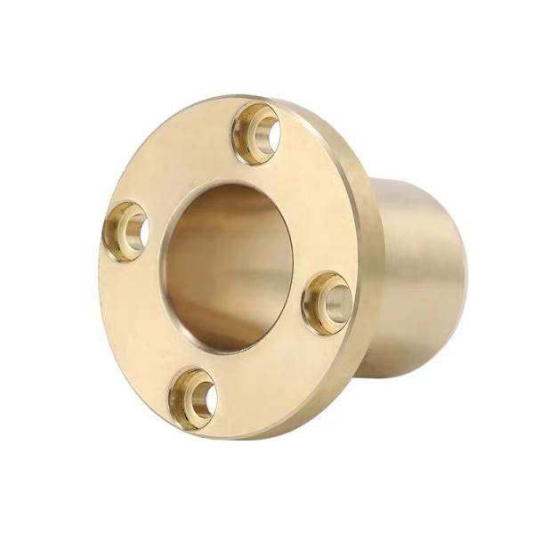 Self Lubricating Straight Bushing Graphite Bronze Bearing Good Chem Resistance