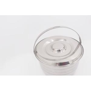 Quality Kitchenware Round 0.227cbm 18cm Stainless Steel Cooking Pot for sale