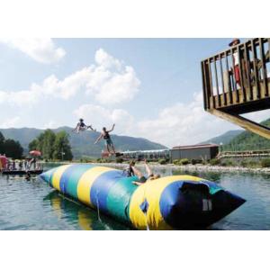 Quality Floating Inflatable Water Trampolines , Lake Inflatable Water Blob for sale
