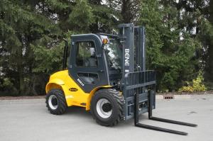 BENE cross-country forklift 3.5 ton rough terrain forklift truck with 3500mm duplex mast