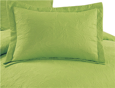 Microfiber Quilts 5pcs Polyester Filling Solid Color Embossed Pattern