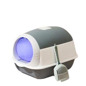 China Waste Receptacle Smart Pet Litter Boxes Waterproof Senior Friendly Odor Control on sale