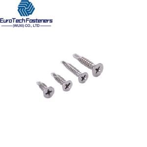 Quality M2.9-6.3  ISO 15482 Din 7504p Cross Recessed Countersunk Head Screw Self Tapping Self Drilling DIN 7504 P for sale