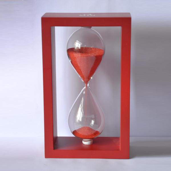 Home / Office Decor Wooden Hourglass 60 Minutes Sand Timer