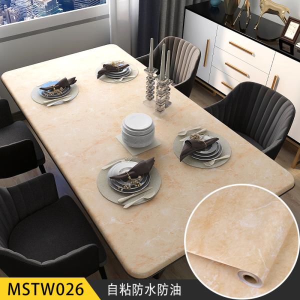 Modern Design Style Marble PVC Film Self Adhesive Wallpaper for Oil Proof Kitchen Counter Top Sticker