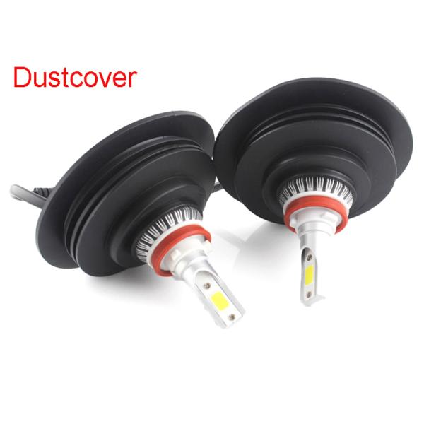 Car Headlight 72W 7600LM Led Light Bulbs H1 H3 H7 9005 9006 H11 H4 H13 9004 9007 Automobiles Headlamp 6000K+Dustcover