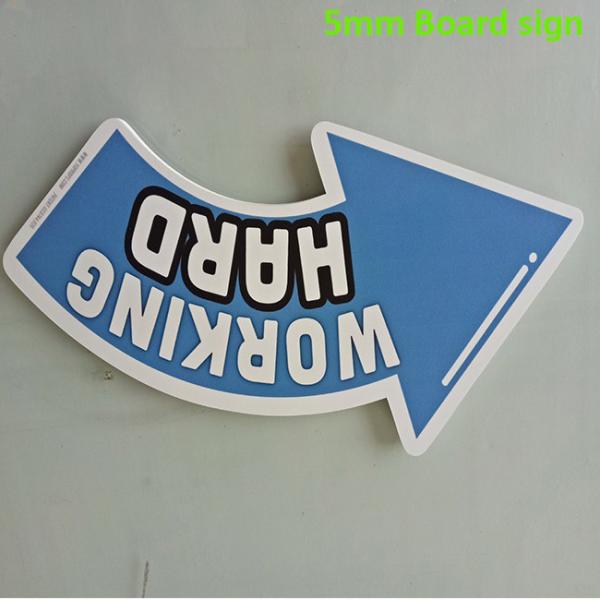 Buy Colorful 5mm PVC Sign Board Sound - Insulated UV Resistance Digital Printing at wholesale prices