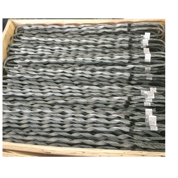 High Tensile Strength Galvanized Steel Wire Rope / Guy Grip Dead End