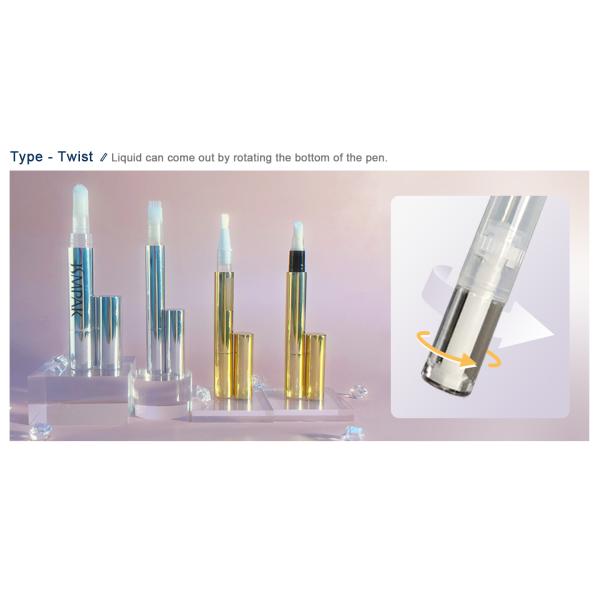 Custom Logo 1ml 1.5ml 2ml 2.5ml 4ml 6ml Empty Cuticle Oil Packaging Tube Cosmetic Twist Pen