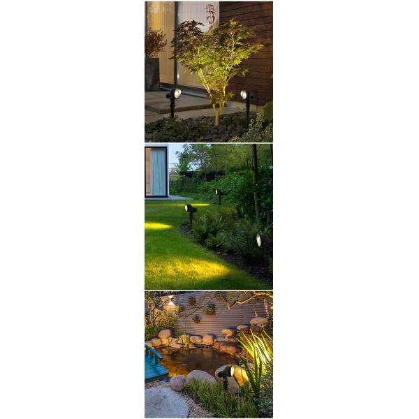 Cob 5w RGB Garden Lights For Landscape , LED Garden Spike Lights IP65 Waterproof