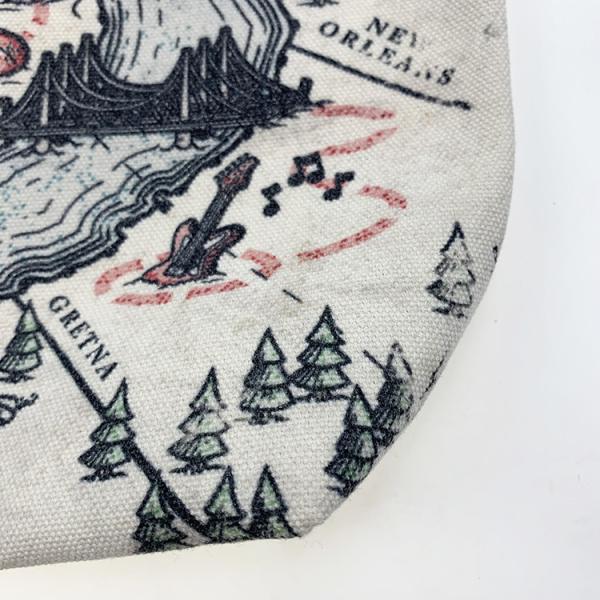 Rope Handle Canvas Shopping Bags with Customized Full Color Printing