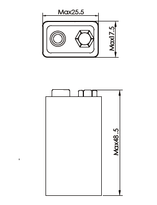 450Wh/Kg CP9V 3CP502440 Non-Rechargeable Lithium Batteries UN UL CE RoHS li battery pack For Smoke Detectors