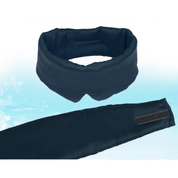 Pure Lightweight Silk Fabric 100% Mulberry Silk Eye Mask With Elastic Band