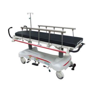 Buy cheap Steel Black Hospital Deluxe Stretcher Cart Removable with Four Casters from wholesalers