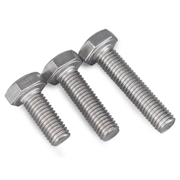 A2-70 Stainless Steel Hex Head Cap Screws Good Chemical Resistance