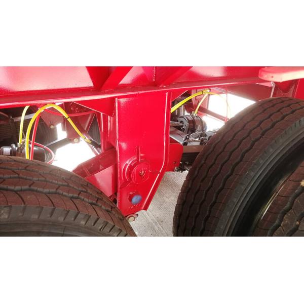 Economical 2 Axle CIMC 40ft Beam Q345B Flatbed Semi Trailer