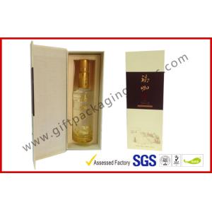 High End Wine Packaging Gift Boxes , Magnetic Wine Packaging