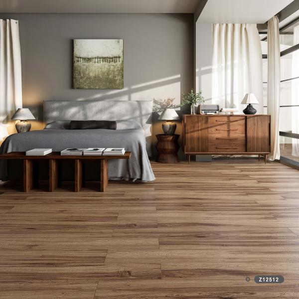 Anti Slip Matte Wood Porcelain Ceramic Tile Rustic 200x1200mm For Flooring